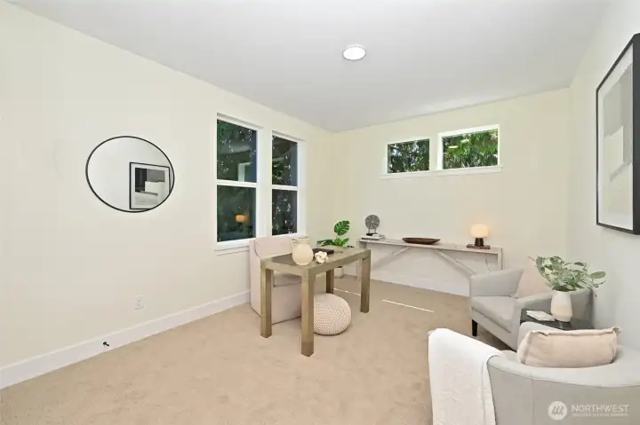 The 4th upper bedroom can be a home office. The 4th upper bedroom can be a home office.
