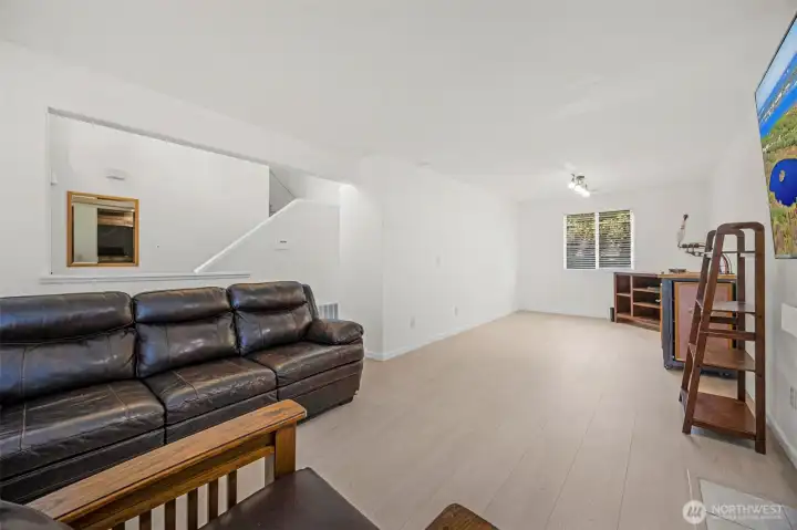 Front living room long large space two living area's together!