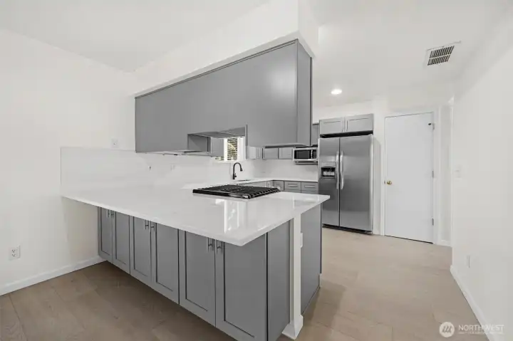 Dining off kitchen space