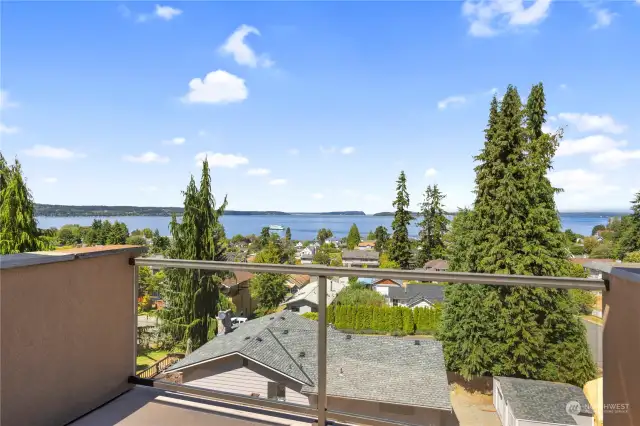 View deck off of fourth bedroom.