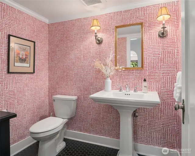 Main floor powder room.