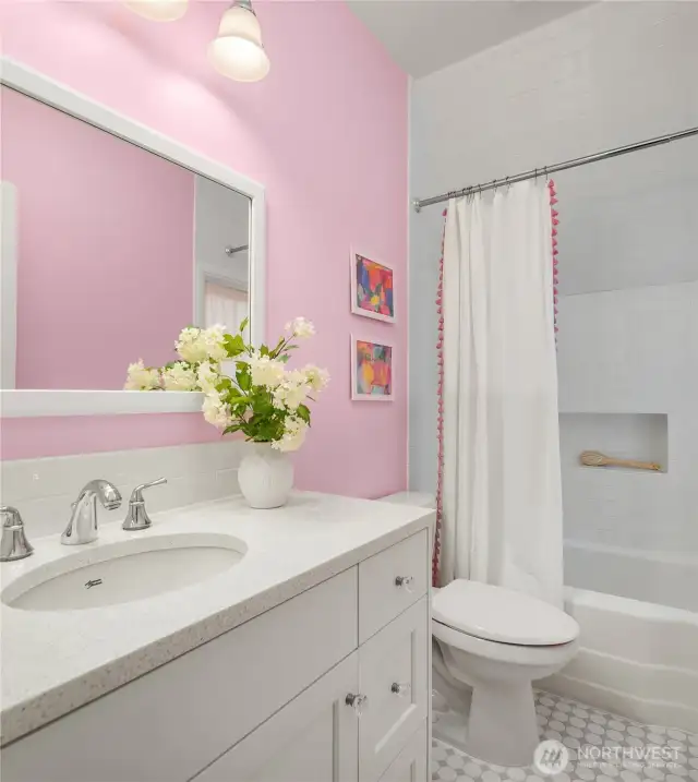 Here is the bathroom.