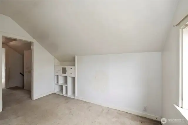 Upstairs Bedroom 2 built ins