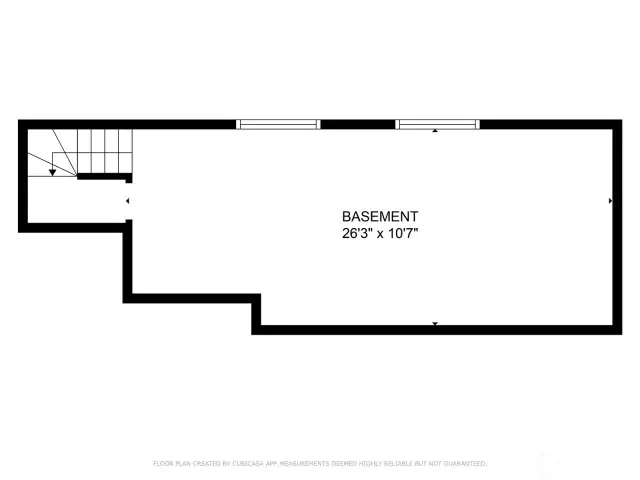 Basement floor plan