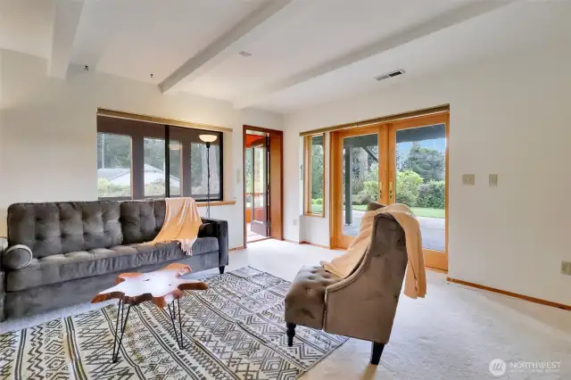 Downstairs family room