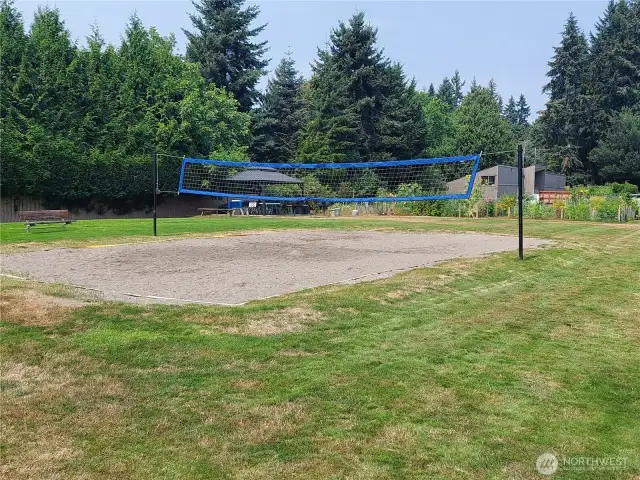 Sand Volleyball/badminton court