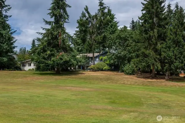 Stunning views of the golf course.