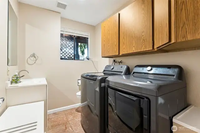 Lower Leve Laundry & Half Bath