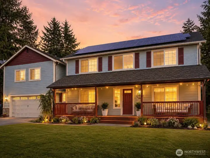 Welcome to 7531 152nd Ln SE, Tenino. Gated 5.2-acre estate with 5 potential bedrooms + 1br ADU, shop, solar, and fiber Optic high speed internet. Offering privacy, flexibility, and energy efficiency