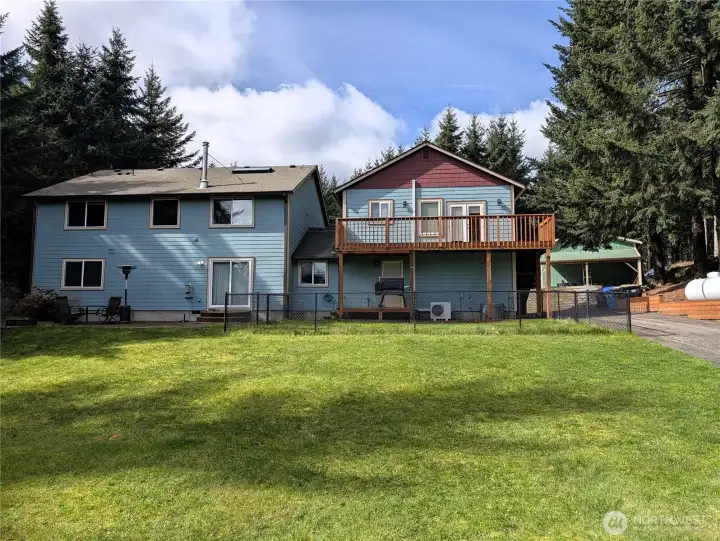 Welcome to 7531 152nd Ln SE, Tenino. Gated 5.2-acre estate with 5 potential bedrooms + 1br ADU, shop, solar, and fiber Optic high speed internet. Offering privacy, flexibility, and energy efficiency