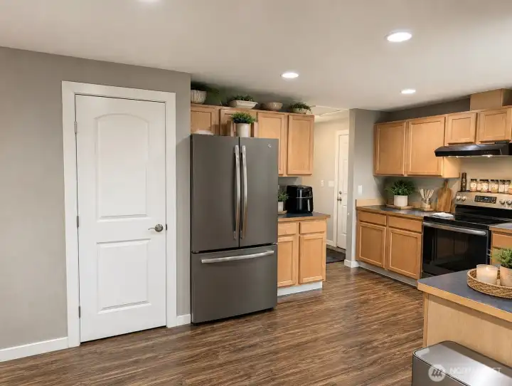 Kitchen with Pantry