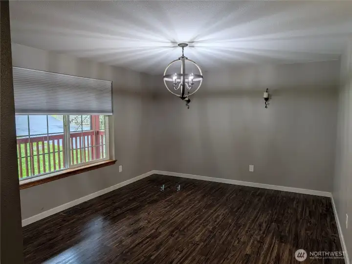 Formal dining area or bonus room
