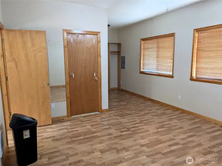 ADU - Large bedroom and closet area