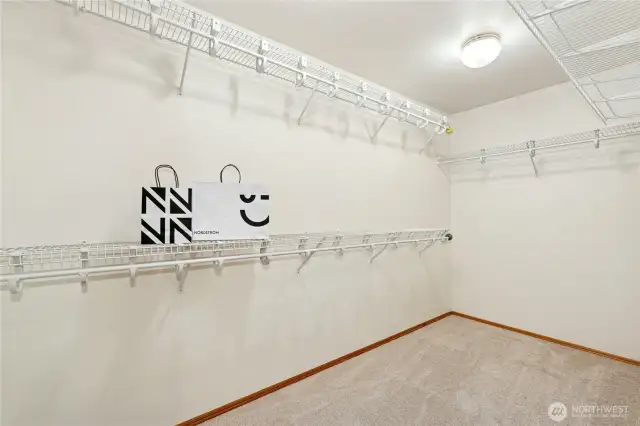 Primary bedroom closet