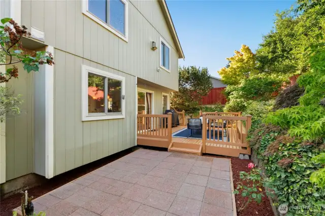 Back porch & deck