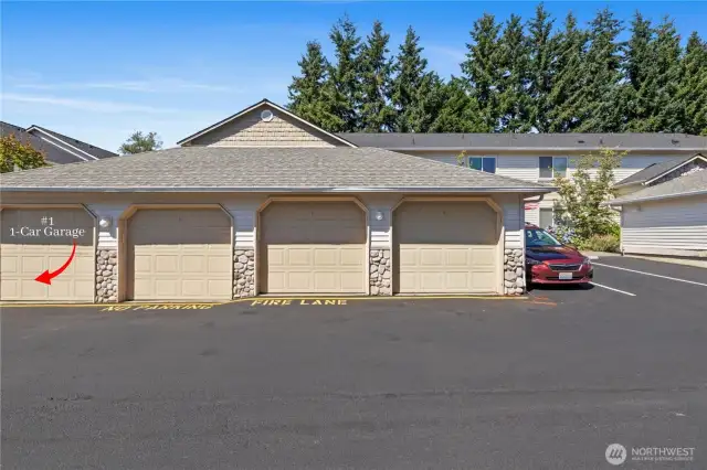 Detached 1-Car Garage #1
