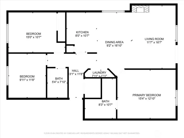 Floorplan with Square Footage