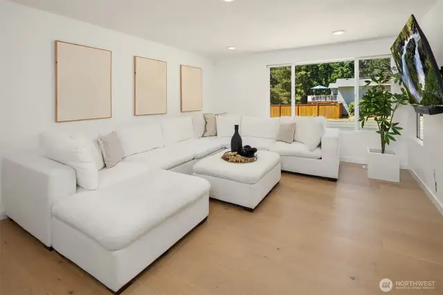 Great Room w/abundant natural light