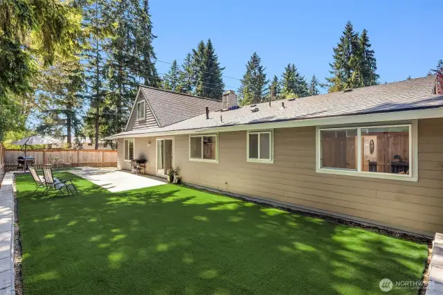 Huge back yard