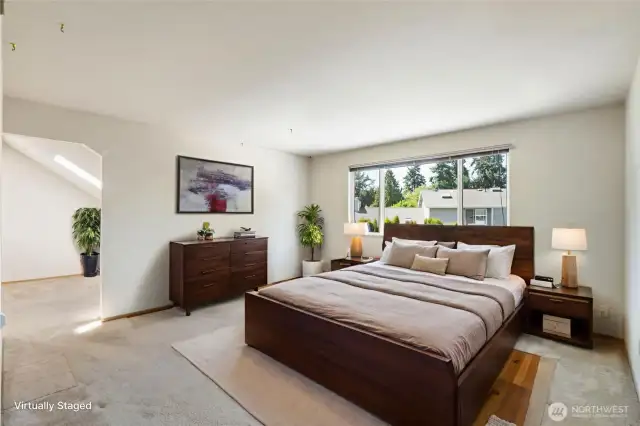 Primary Bedroom Virtually Staged