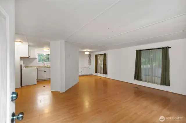 Light and bright, with generous common living spaces.
