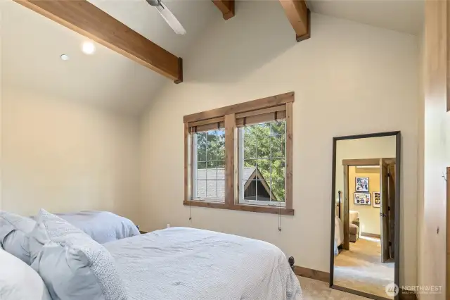 Bedroom above garage