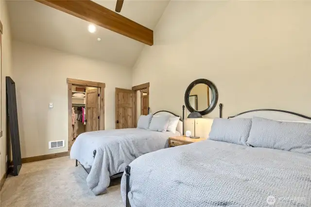 Bedroom above garage