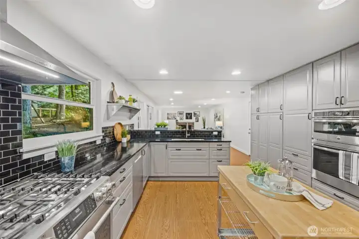 Storage galore!! Kitchen collections were meant to live here! There's a cabinet or drawer for every gadget, every tool, every snack, every ingredient, every collection and they'll all be organized and comfortably in a space of their own with room to spare!