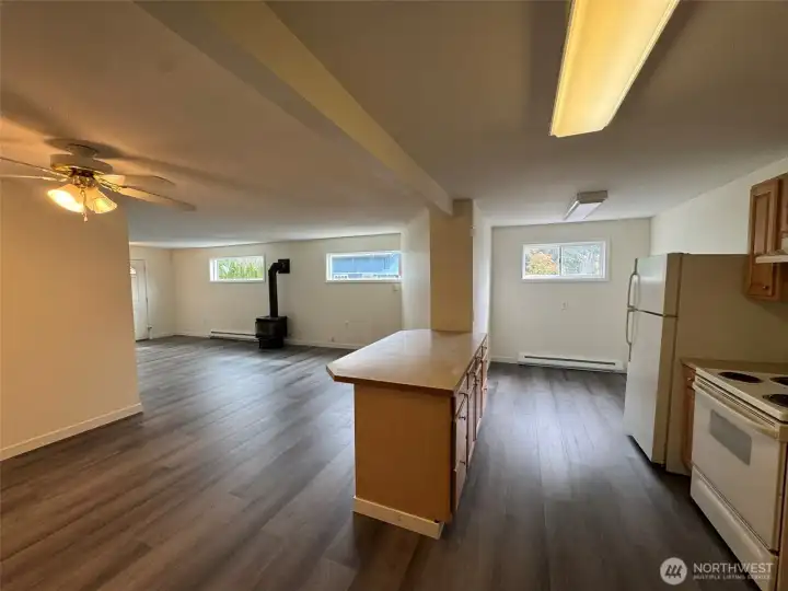 Open concept: Kitchen, Dining, Nook, and Living Room