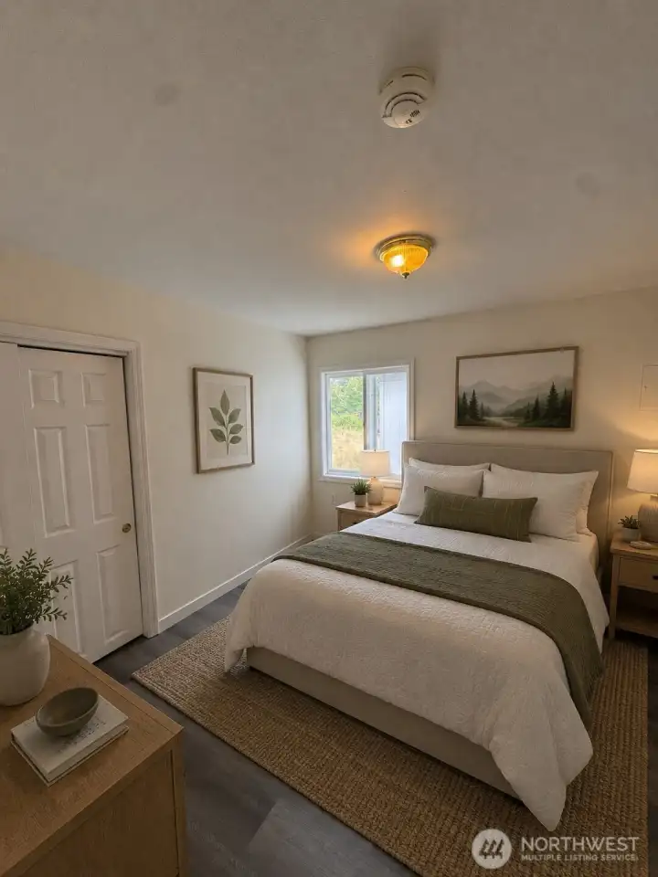 Bedroom 3, virtually staged Bedroom 3, virtually staged