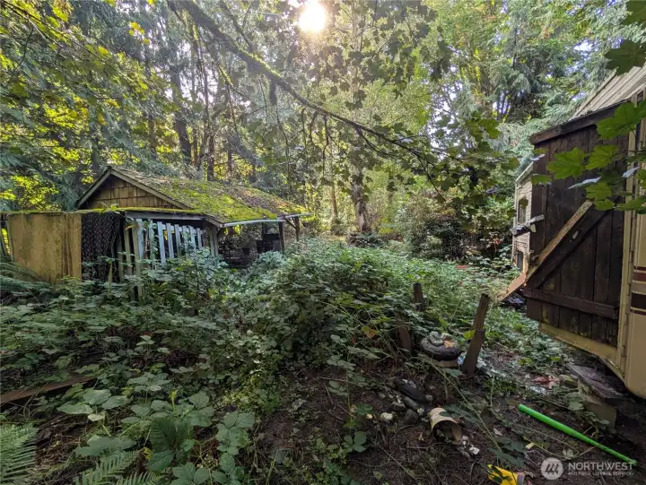Center of the property.