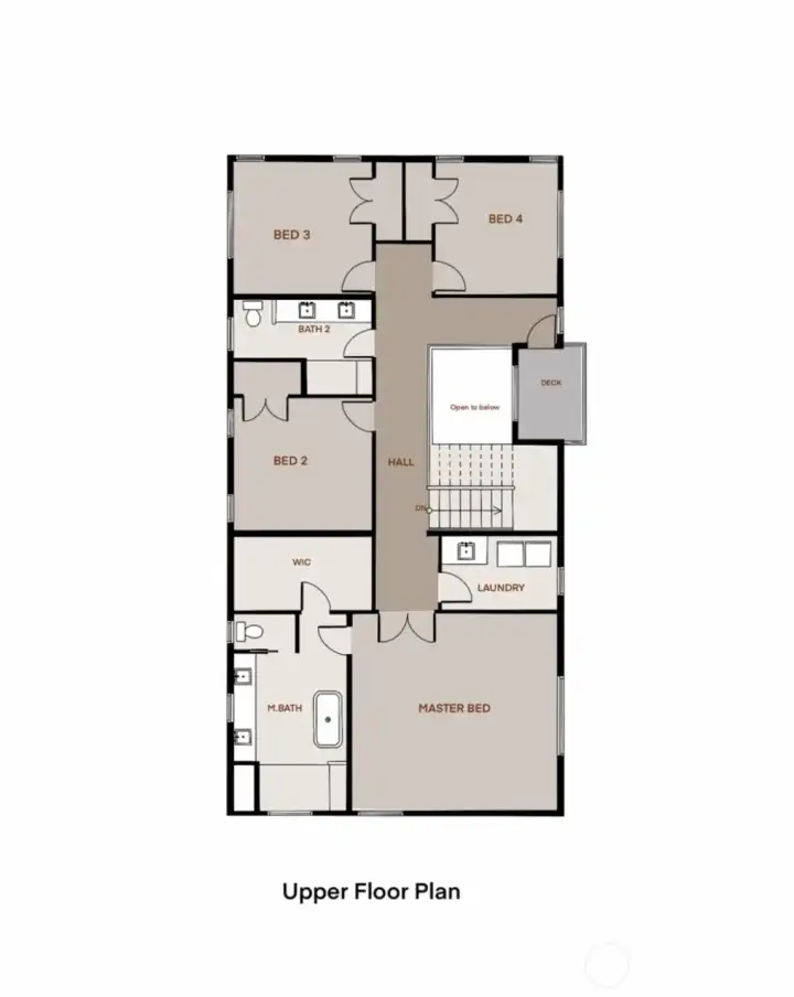 Upstairs Living Floor Plan
