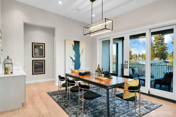 anderson French Glider Door.  Opens double wide to allow for indoor/outdoor entertaining!