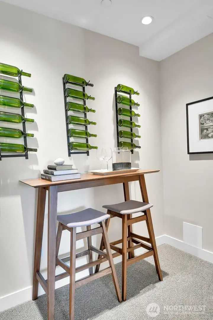 Wine room, large closet, podcast space, meditation room, etc...