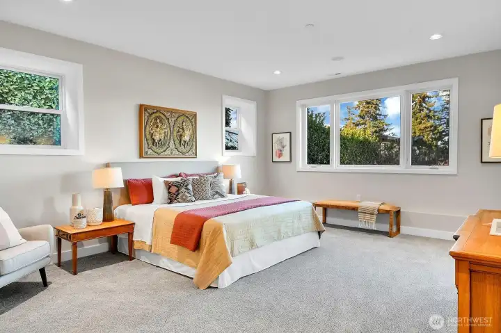 2nd primary on the lower level with private door to patio.