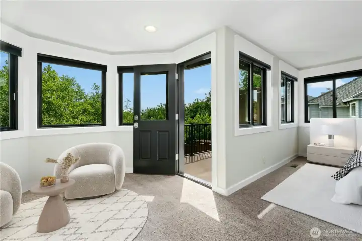 Off the primary suite is your own deck for morning coffee and sunrises.