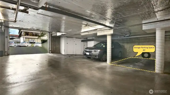 Secured Parking Garage, Assigned Parking Space #2
