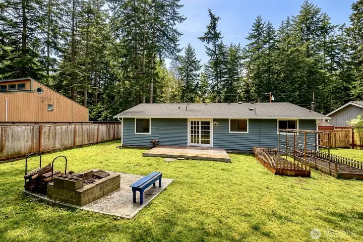 Since this photo was taken the deck has been painted.