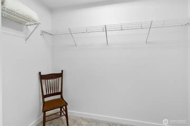 Primary closet