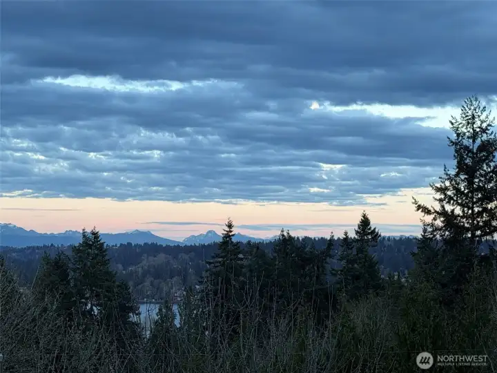 March sunset from the upper deck.