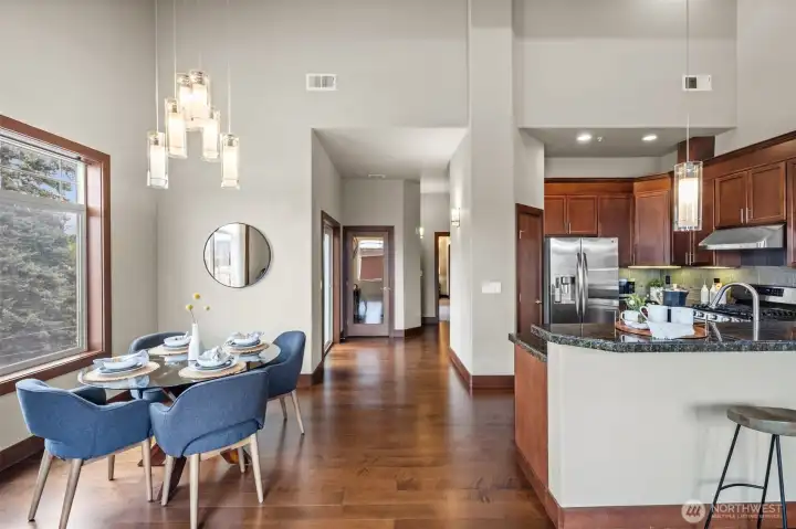 Natural light is abundant throughout the entire home. Natural light is abundant throughout the entire home.
