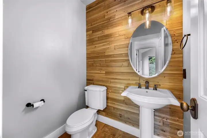 main floor half bath