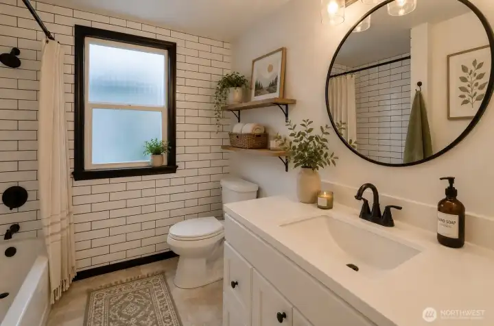 Full Bathroom (Main Floor) - Virtual Staging Full Bathroom (Main Floor) - Virtual Staging