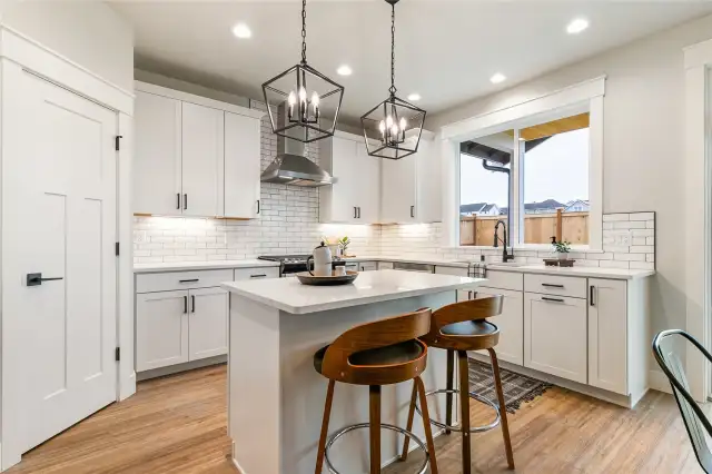 Photos are digitally staged, furniture not included.