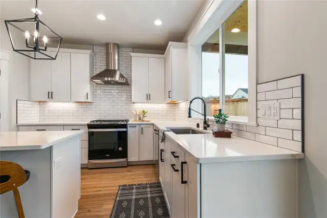 Photos are digitally staged, furniture not included.