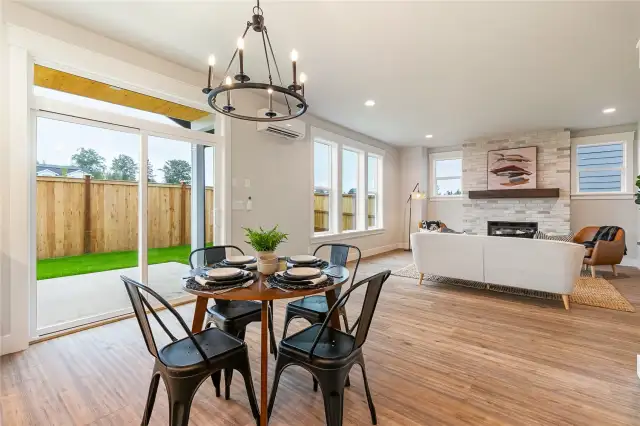Photos are digitally staged, furniture not included.