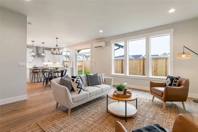 Photos are digitally staged, furniture not included.