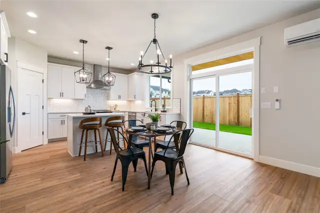 Photos are digitally staged, furniture not included.