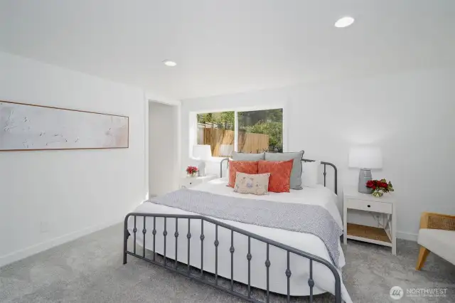 Primary Bedroom, this is a King Size Bed - oh so roomy