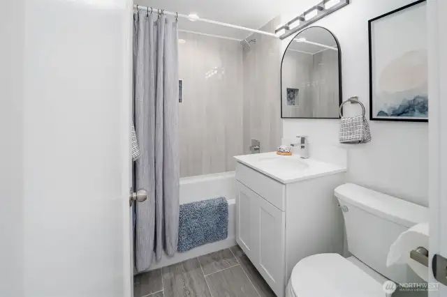 Full Bathroom, everything is New including the tub!
